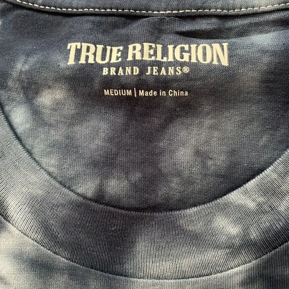 True Religion NWT t-shirt night sky tie die